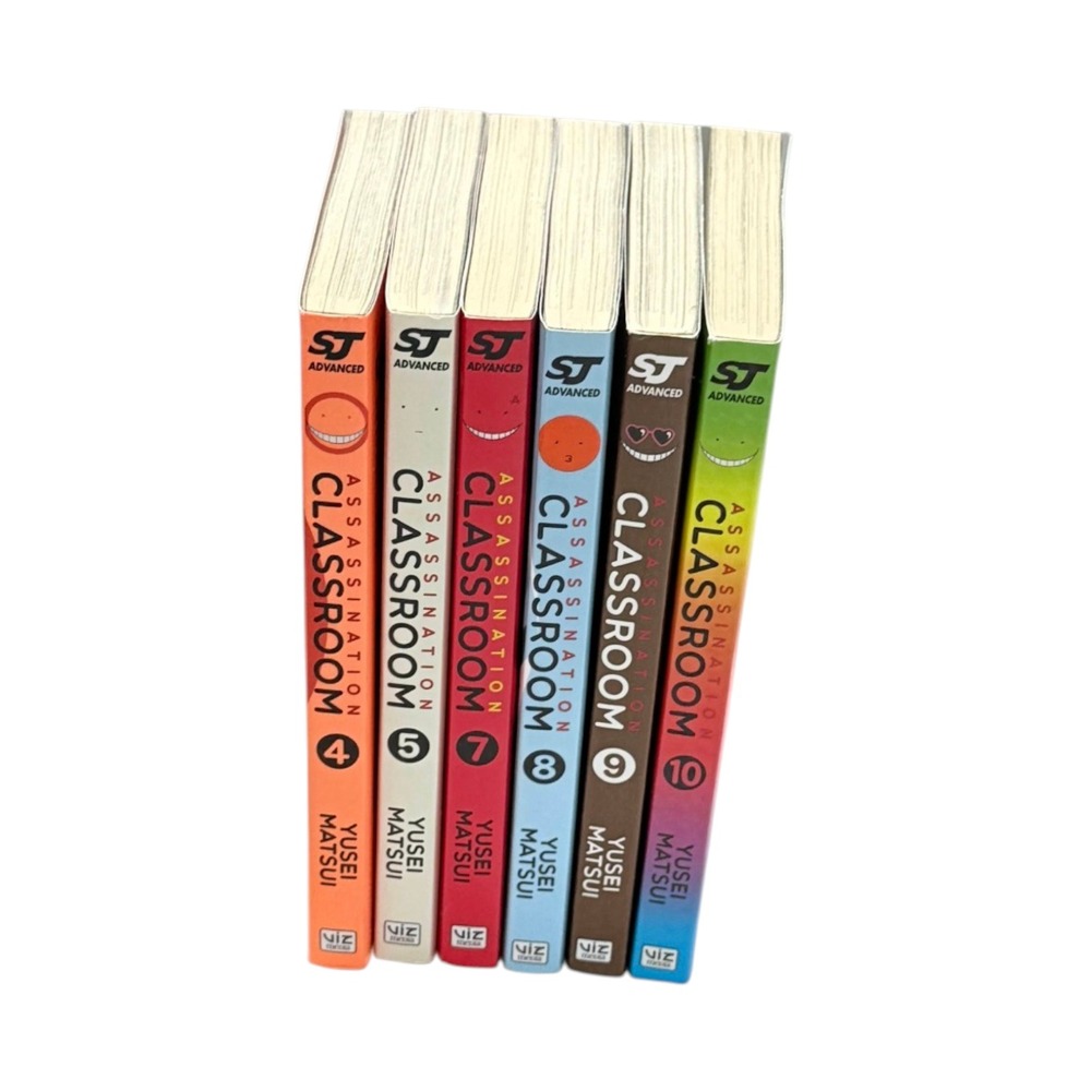 Viz Assassination Classroom PB Book 2014 Manga Lot Vol 4 5 7 8 9 10